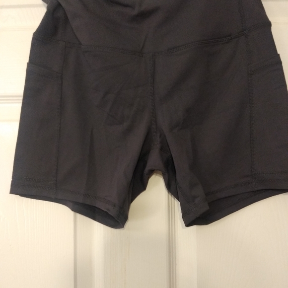Charcoal grey biker shorts - Picture 5 of 5
